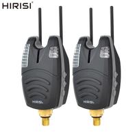Alarme de morsure de poisson imperméable Hirisi avec barre anti-accrocs, indicateur de morsure de poisson à LED bleue B1139