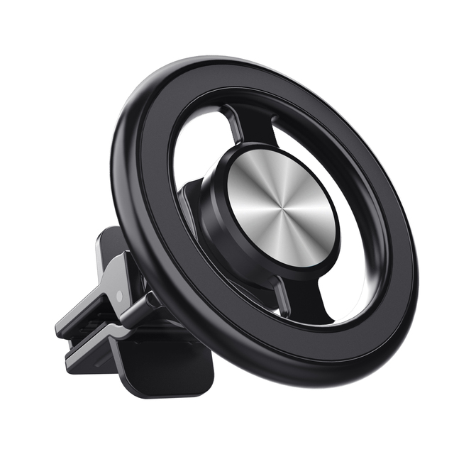360 Degree Rotation Portable Aluminum Alloy ABS Silicone Air Vent Car Mount Phone Holder Magnetic Popping Socket Flexible Mobile