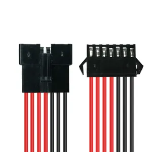 Arnés de cables con JST, 2,5mm, 7 pines, macho, hembra, conector 1007 AWG26