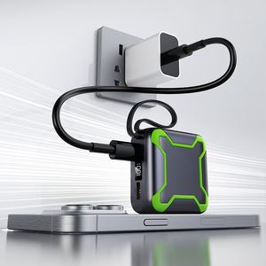 Nuevo Producto, Banco de Energía Portátil de Carga Rápida de 10000 mAh PD22.5W con Pantalla LED de Emergencia y Cable Tipo C - Product Image 3