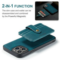 Uslion — étui portefeuille de luxe pour One plus 9 Pro, couverture arrière avec fermeture éclair, multi-cartes 3 en 1