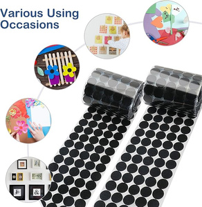 Tugas berat tahan air tahan panas nilon berperekat titik belakang persegi transparan persegi dapat disesuaikan dicetak Logo gulungan kait <span class=keywords><strong>Loop</strong></span> - Product Image 5