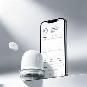<span class=keywords><strong>Capteur</strong></span> <span class=keywords><strong>de</strong></span> surveillance continue du glucose (CGM) – 15 jours d'utilisation sans calibrage – Étanche IPX8 – Surveillance <span class=keywords><strong>en</strong></span> temps réel du glucose sanguin 24h/24 – Application - Product Image 1