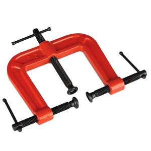 Abrazadera en G de Alta Resistencia Ajustable para Carpintería, Métrica 16.5x13cm, Acero con Alto Contenido de Carbono, Superficie Pintada - Product Image 2
