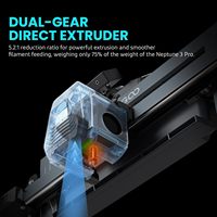 Aksesoris Printer 3D ELEGOO Official Neptune 4 Dual-Gear Direct Drive Extruder Terpasang Penuh CA-EL-3D-NA11 B0CLRPBBKP