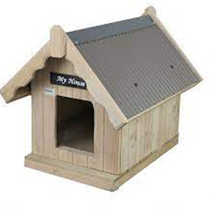 Commercio all'ingrosso impermeabile esterna di case di legno di lusso gabbia dell'animale domestico letto di casa grande cuccia per cani - Product Image 2