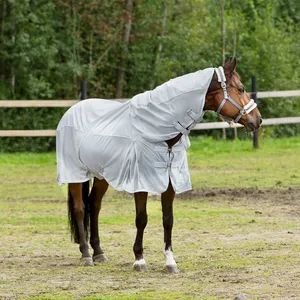 Großhandel Custom Combo Fly Sheet Pferde fliegen teppich Pferde teppiche Hochwertige Mesh Sommer Weiche Kühler für Pferde