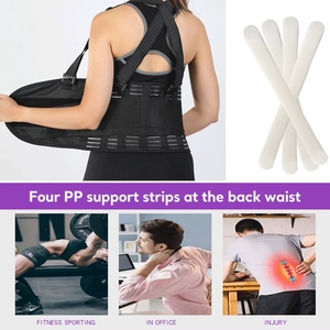 Ceinture lombaire ajustable pour hommes et femmes, soutien confortable pour les épaules et le dos, correcteur de posture avec soulagement de la douleur pour le fitness - Product Image 3