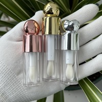 Tubes et boîtes d'emballage cosmétique en plastique personnalisés pour gloss à lèvres avec impression sérigraphique, logo personnalisé, couleur personnalisée
