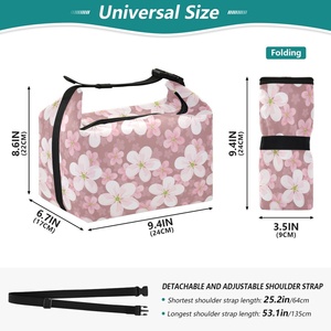 Custom Hau Printed Hawaii Life Thermal Insulated Cooler Bag Popular Eco-Friendly Portable and Reusable Lunch Bag - Product Image 3