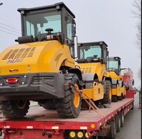 Compacteur routier vibrant à double tambour tandem, 1 tonne, 2 tonnes, mini-compacteur d'asphalte certifié CE, matériel de construction routière