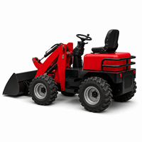 Mini-chargeur frontal à batterie FS 500 pour la construction et l'agriculture avec certification CE