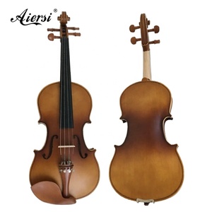 Antico 3/4 Opaco in legno di acero a buon mercato <span class=keywords><strong>violino</strong></span> made in China con bosso <span class=keywords><strong>parti</strong></span> di <span class=keywords><strong>violino</strong></span> - Product Image 1