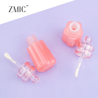 Niedliche Babyflaschen-Lippenölflasche, Mini-Kosmetikbehälter aus Kunststoff, Lippenbalsam-Tube mit Stopper, Leere Lipgloss-Tuben für Kinder