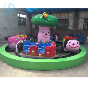 Nouvelle forme mignonne enfants <span class=keywords><strong>parc</strong></span> manèges coccinelle manèges amusement plateau tournant rotatif manèges équipement à vendre - Product Image 5