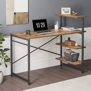 Estantería para oficina en casa <span class=keywords><strong>con</strong></span> tablero de melamina de almacenamiento y pintura de marco de metal - Product Image 6