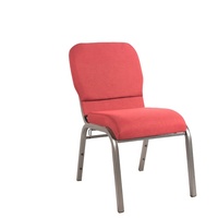 Venta al por mayor caliente venta moderna popular púlpito Silla de Iglesia apilable 21 pulgadas sillas de Iglesia para la venta