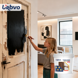 Waterproof <strong>Wood</strong> <strong>Primer</strong> <strong>for</strong> <strong>Wood</strong> Siding and Garage Doors Dark Black Outdoor Paint Furniture Coating Use - Product Image 5