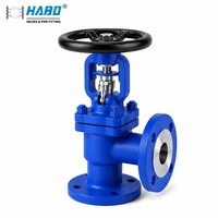 Vanne à soupape manuelle à joint soufflé haute température DN15-300 pour eau, vapeur et huile
