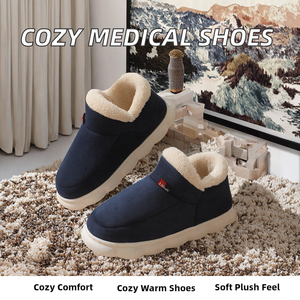 Custom House Medical <b>Heels</b>-Fashion Cotton Soft Cozy Nursing Shoes for Ladies Winter Warm Plush Comfortable for Spring Autumn - Product Image 3