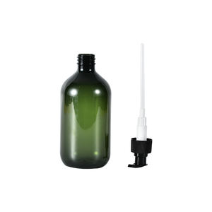 Botella de Bomba Recargable de <span class=keywords><strong>PET</strong></span> Ámbar de 100ml/150ml/300ml/400ml/500ml para Loción, Champú y Gel de Ducha, Venta al Por Mayor Desde Existencias - Product Image 5