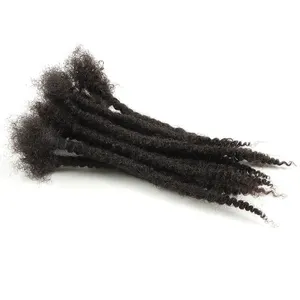 Vastdreads review supplier new design textured lock extensions human hair curly loose tip locs distressed loc extension