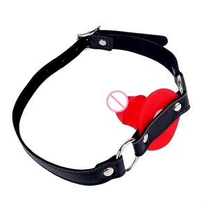 MOGlovers <span class=keywords><strong>3</strong></span> couleurs Dildo Mouth <span class=keywords><strong>Gag</strong></span> avec boucle de verrouillage Fixation orale <span class=keywords><strong>Gag</strong></span> pour pénis Fétiche SM Bondage BDSM Jouets sexuels pour couples - Product Image 2