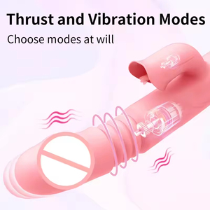 Máquina Sexual Multifunción Recargable por USB para Mujeres, Vibrador de Punto G, Dildo Elástico con Calor, Estimulador de Clítoris con Rotación - Product Image 2