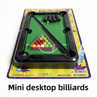 Table de billard miniature portable pour enfants, jeu interactif parent-enfant, jeu de billard miniature pour enfants, jeu d'intérieur