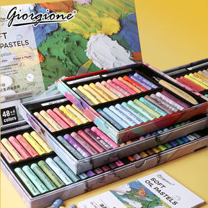 Juego de pasteles al óleo suaves Giorgione con pasteles al óleo blancos y herramienta para modelar, caja de regalo PET, 48 colores, crayones de <span class=keywords><strong>pastel</strong></span> al óleo para artistas - Product Image 2