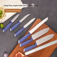 Couteau de Chef Unique en Acier, Lames en Acier Inoxydable 3CR13, Ambidextre, Finition Polie Haute Brillance, 12 Pouces+, Manches ABS/PP JYTD10169