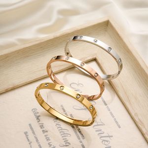 <span class=keywords><strong>Bracelet</strong></span> manchette personnalisé de luxe en pierre naturelle pour femmes et hommes, en acier inoxydable 316L plaqué or 18 carats, design tendance à clous, bijoux - Product Image 1