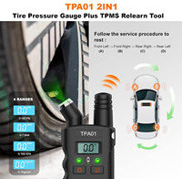 Herramienta de Reaprendizaje TPA01 TPMS para GM, Presión de Neumáticos Digital de 150 PSI