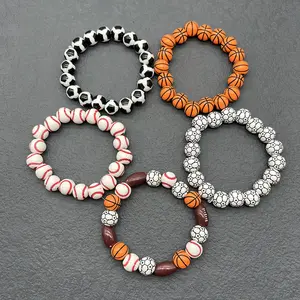 Pulsera Deportiva/Casual de <span class=keywords><strong>Hilo</strong></span> <span class=keywords><strong>Encerado</strong></span> Elástico Ajustable para <span class=keywords><strong>Hombre</strong></span> y Mujer, Marca HJ, Modelo 949494, para Baloncesto, Fútbol, Tenis - Product Image 2