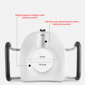 Rehausseur de toilettes moderne de haute qualité en alliage d'aluminium pour personnes âgées et femmes enceintes - Product Image 5