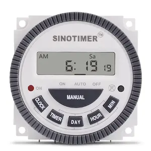 TM619 timing switch 7-day programmable and cyclic intelligent time controller 1 normally open and 1 normally closed