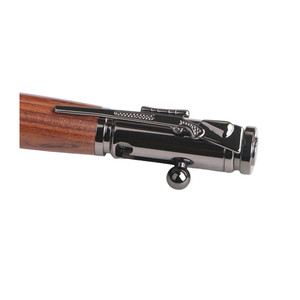 Stylo à bille Bolt Action avec boussole et pince à fusil et recharges supplémentaires et cadeau de décoration de bureau pour papa/collègue/petit ami/<span class=keywords><strong>mari</strong></span> - Product Image 4