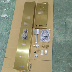 ชุดฝักบัวอาบน้ำแบบแขวนผนัง วัสดุสแตนเลส 304 สีเทาเมทัลลิก พร้อมระบบควบคุมอุณหภูมิแบบดิจิตอล และหัวฉีดแบบสเปรย์ด้านบน - Product Image 3