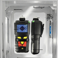 Detektor Kebocoran Gas Amonia Eranntex BTYQ-MS600 Portabel Genggam Multi Gas Sniffer 4 Gas Monitor Pompa Isi Ulang IP67 O3 Tinggi