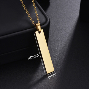 Personnalisable En Acier Inoxydable Gravé Au Laser <span class=keywords><strong>Militaire</strong></span> Dog Tags Pendentif <span class=keywords><strong>Collier</strong></span> avec Chaîne Cubaine | Unisexe Hommes Femmes Bijoux Cadeaux - Product Image 6