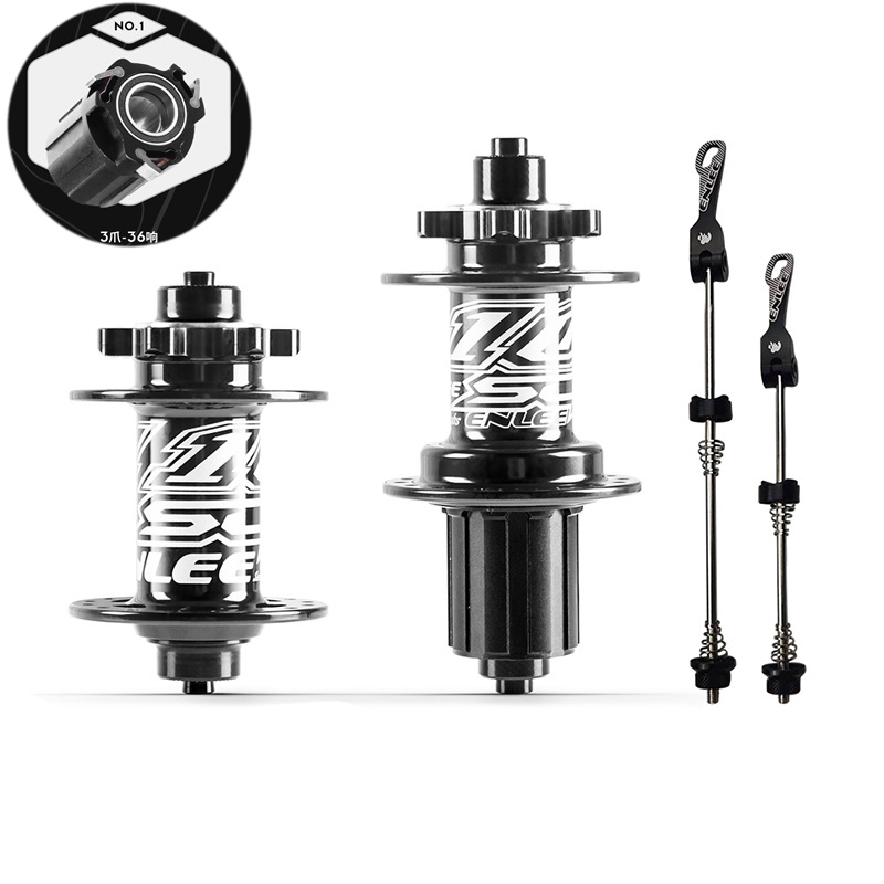 3 claws black quick release plate - 32h/8-11 speed hub