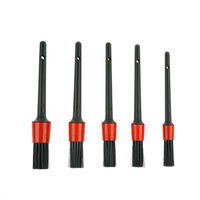 Ensemble de 5 brosses de nettoyage ultra-fines à poils doux pour détails, jantes de voiture et intérieur – DIY, Industriel, OEM