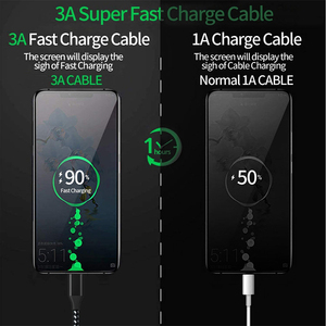 Câble Micro USB tressé en tissu, best-seller, 3 pieds, 6 pieds, 10 pieds, charge rapide, synchronisation de données haute vitesse pour <span class=keywords><strong>iPhone</strong></span> <span class=keywords><strong>13</strong></span> <span class=keywords><strong>Pro</strong></span> <span class=keywords><strong>Max</strong></span> Mini - Product Image 2