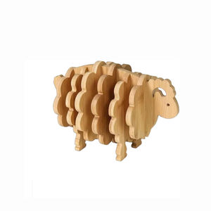 Creative 7 pièces en bois boisson <span class=keywords><strong>humour</strong></span> mouton <span class=keywords><strong>sous</strong></span>-<span class=keywords><strong>verre</strong></span> ensemble mignon animal épissé mouton <span class=keywords><strong>sous</strong></span>-<span class=keywords><strong>verre</strong></span> jouet d'assemblage pour enfants - Product Image 6