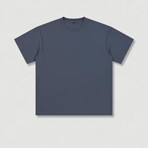 230G Cotton T-Shirt Biểu Tượng Tùy Chỉnh Drop Shoulder Nặng Trọng Lượng Ngắn Tay Áo Tùy Chỉnh Màu Rắn Áo Thun Chất Lượng Cao Áo Sơ Mi Cho Nam Giới - Product Image 4