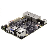 4 LAN 2.5G Multi NIC ROC-RK3588-RT Smart Desktop Router OpenWrt Linux 2.5G Gateway Expansion Board Development Motherboard