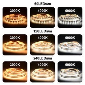 ไฟ LED แถบอัจฉริยะ 120LEDs/M 3500K แสงวอร์มไวท์ DC 12V ตัดได้ PCB 4 มม. สำหรับใช้ภายในอาคาร - Product Image 5