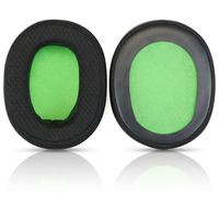 Coussinets d'oreille en tissu maillé respirant pour casques de jeu Logitech PDP LVL30 LVL50 LVL 30 50 – Coussinets de remplacement en éponge pour casque