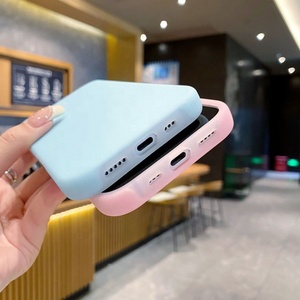 เคสโทรศัพท์มือถือซิลิโคนเหลวสีลูกกวาดสัมผัสนุ่มหรูหราสำหรับ <span class=keywords><strong>iPhone</strong></span> 16 15 <span class=keywords><strong>Pro</strong></span> Max <span class=keywords><strong>114</strong></span> 13 12 17 Air - Product Image 6