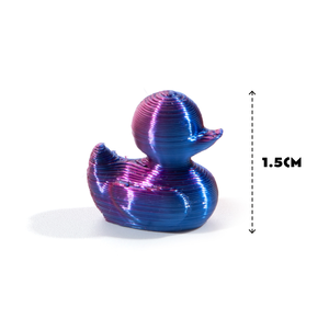 3D-Gedruckter Niedlicher Kleiner Gelber Enten-Puppenkleiderbügel Kreative Landschaftsdekoration Handgefertigtes Zubehör aus Langlebigem Glas - Product Image 5